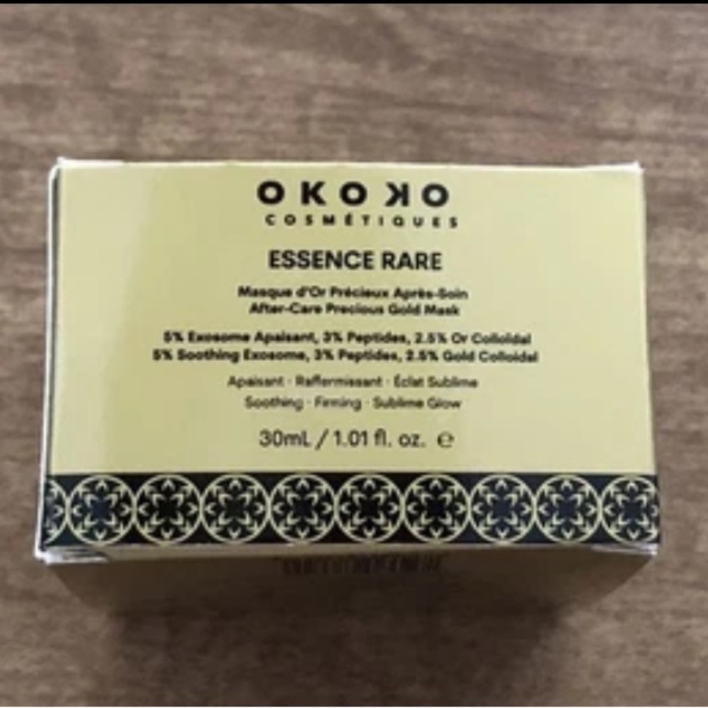 OKOKO Essence Rare Precious Gold Mask 1 oz 30ml Full Size ~ New Release! NIB! 🧡